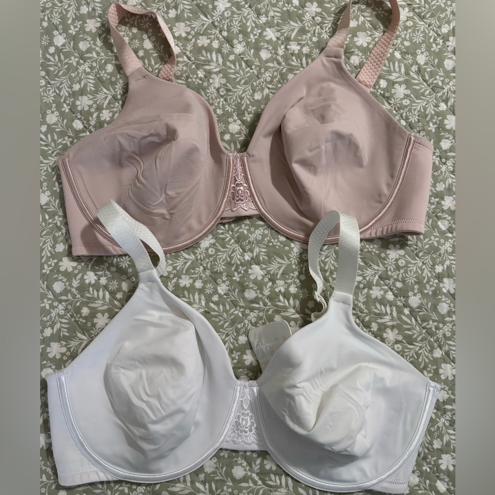Vanity Fair Women's Bras - Pink and White
